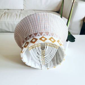 Single Frame Beaded Zulu Hat In Small