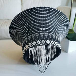 Single Frame Beaded Zulu Hat In Medium