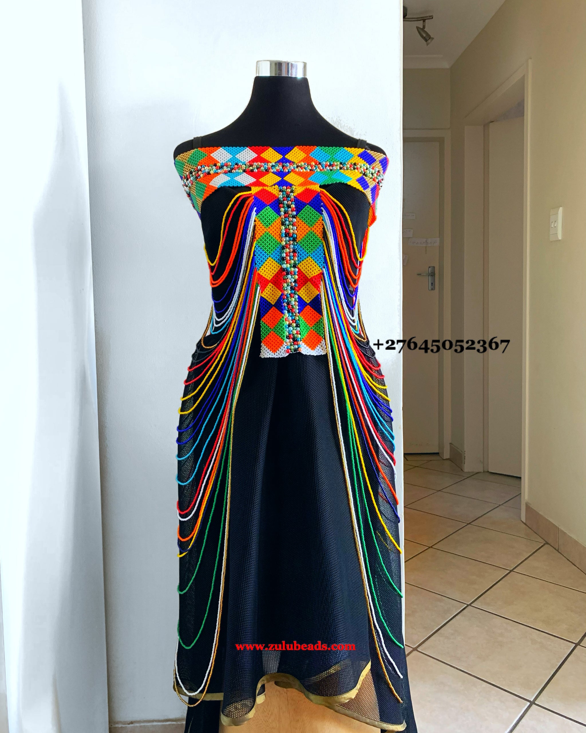 Sleeveless Body beads - Zulubeads Ada Sleeveless Body beads - Zulubeads Ada