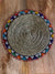 2 or 4 Zulu Beaded Round Placemat Set