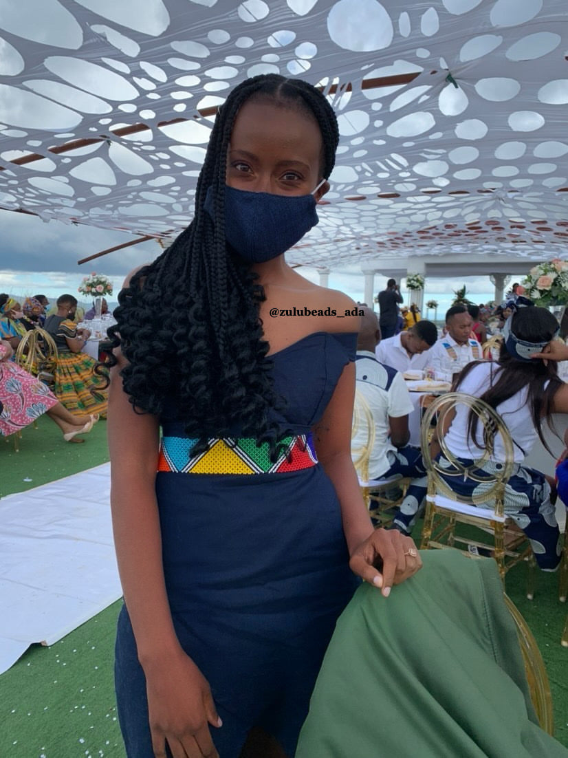 Zulu Beaded Waist Belt