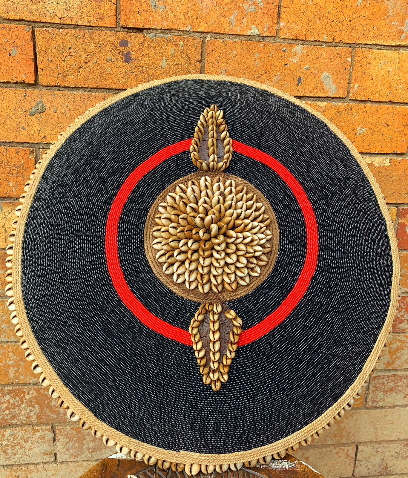 Large Beaded shield