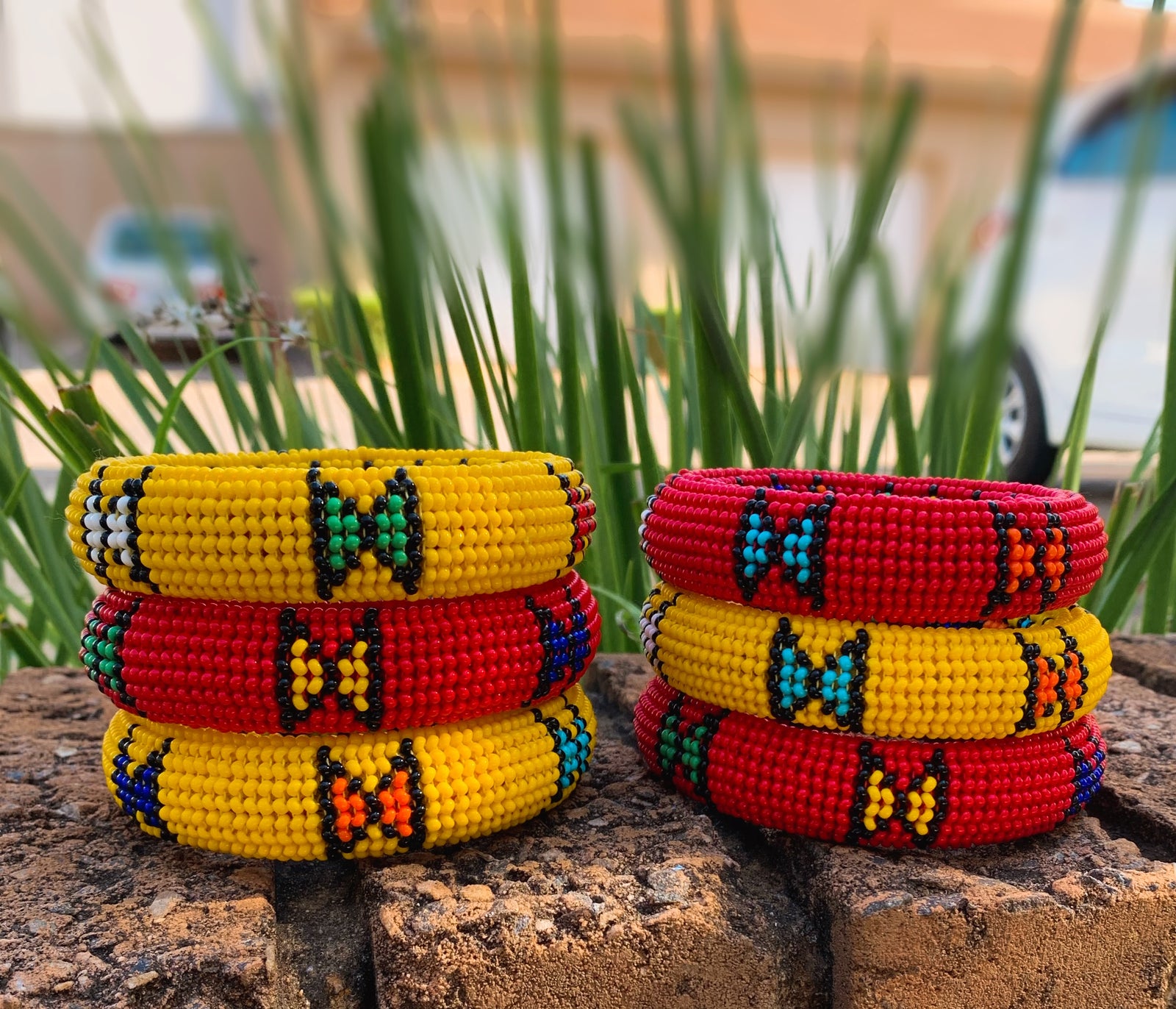 Ndebele Beaded Bangles(price is for 1 bangles)