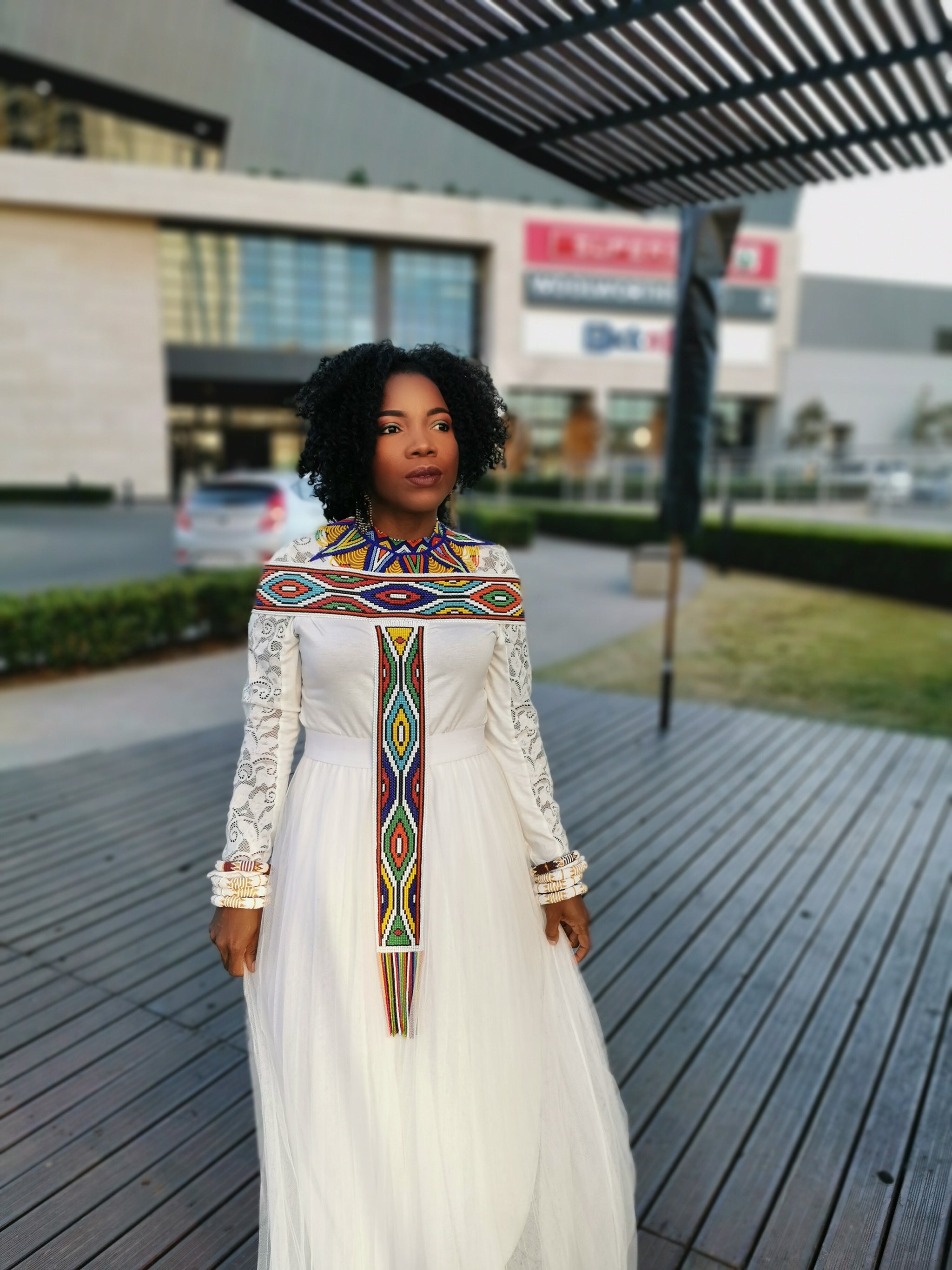 beaded dresses south africa South African Luxury Mermaid fringe wedding dress with Beading, Tassel, and Illusion Sequins