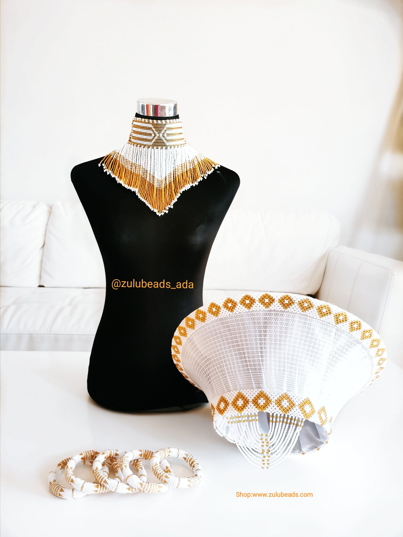 Kids White and gold wedding combo