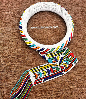 Ndebele Neckring And Tie Combo.