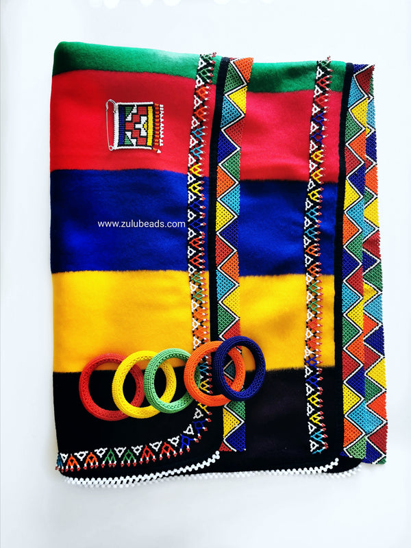 Ndebele Beaded Blanket, Umbhalo Zulubeads Ada