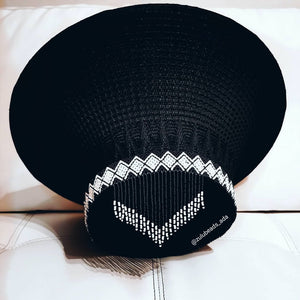 Single Frame Beaded Zulu Hat In Large
