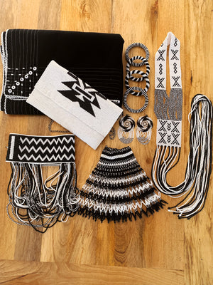 Xhosa Bridal Set with a matching purse