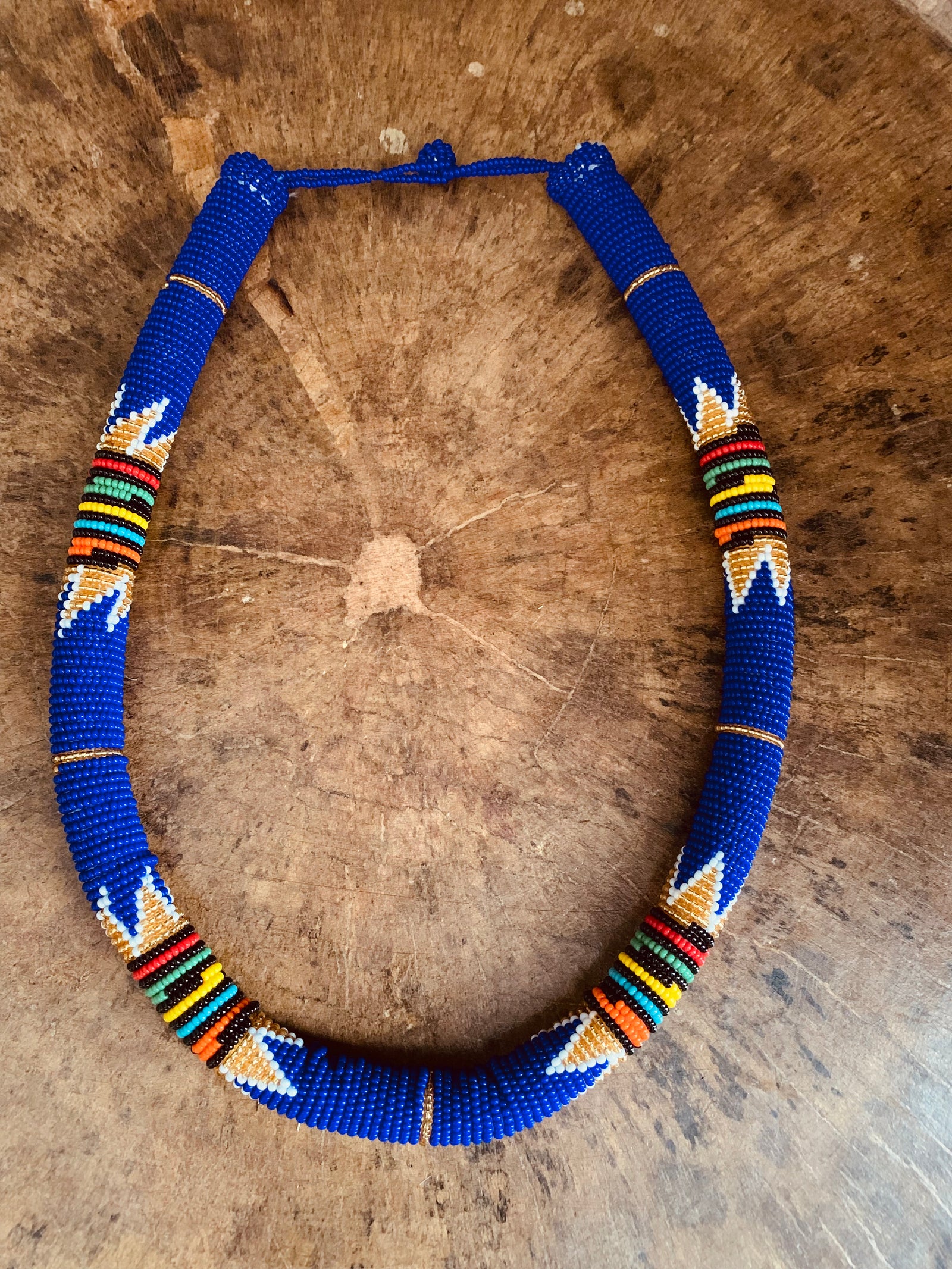 Zulu Beaded Rope Necklace