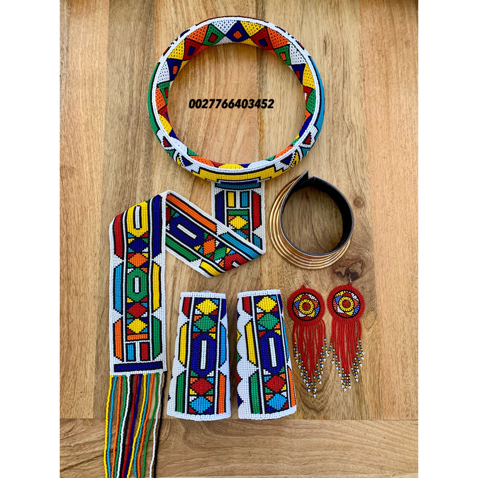 Ndebele beaded combo set