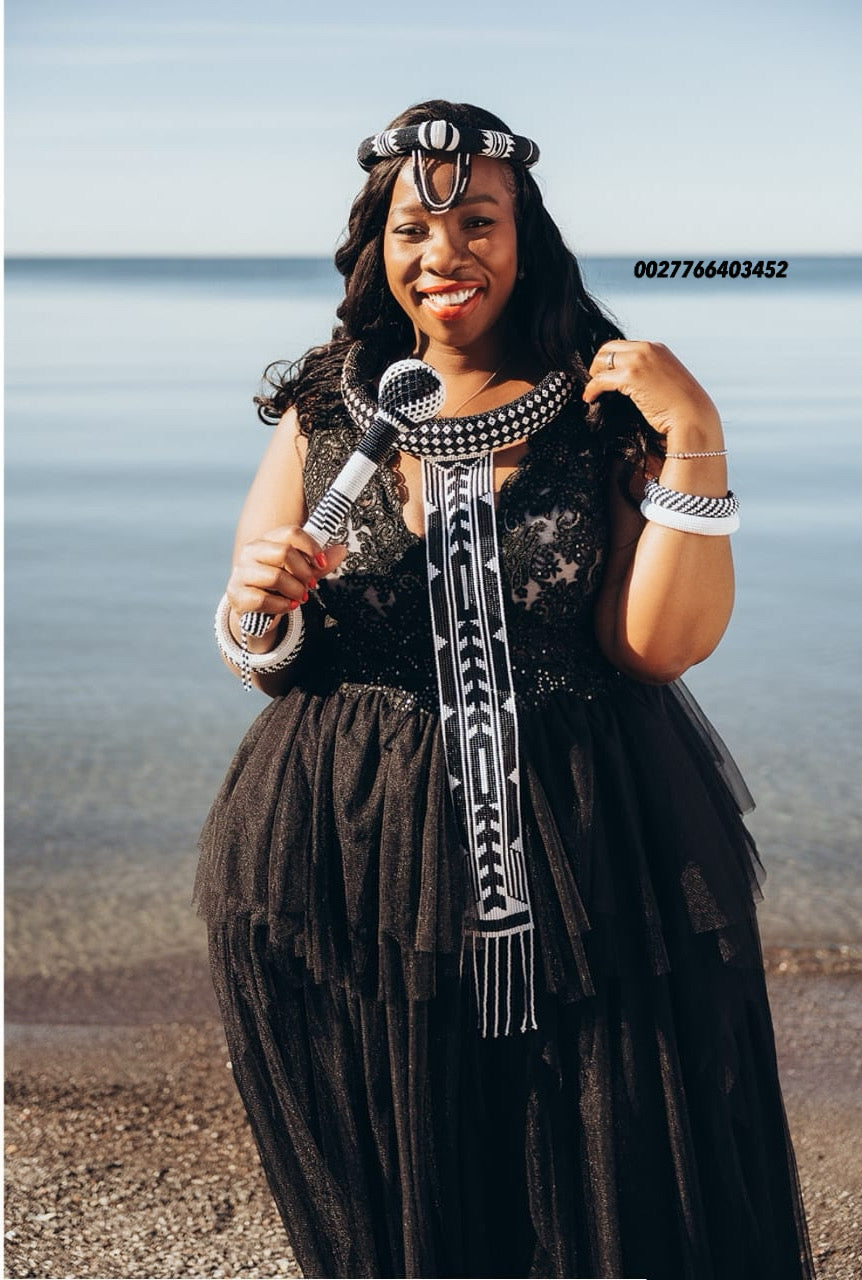 Bridal Accessories in black and white