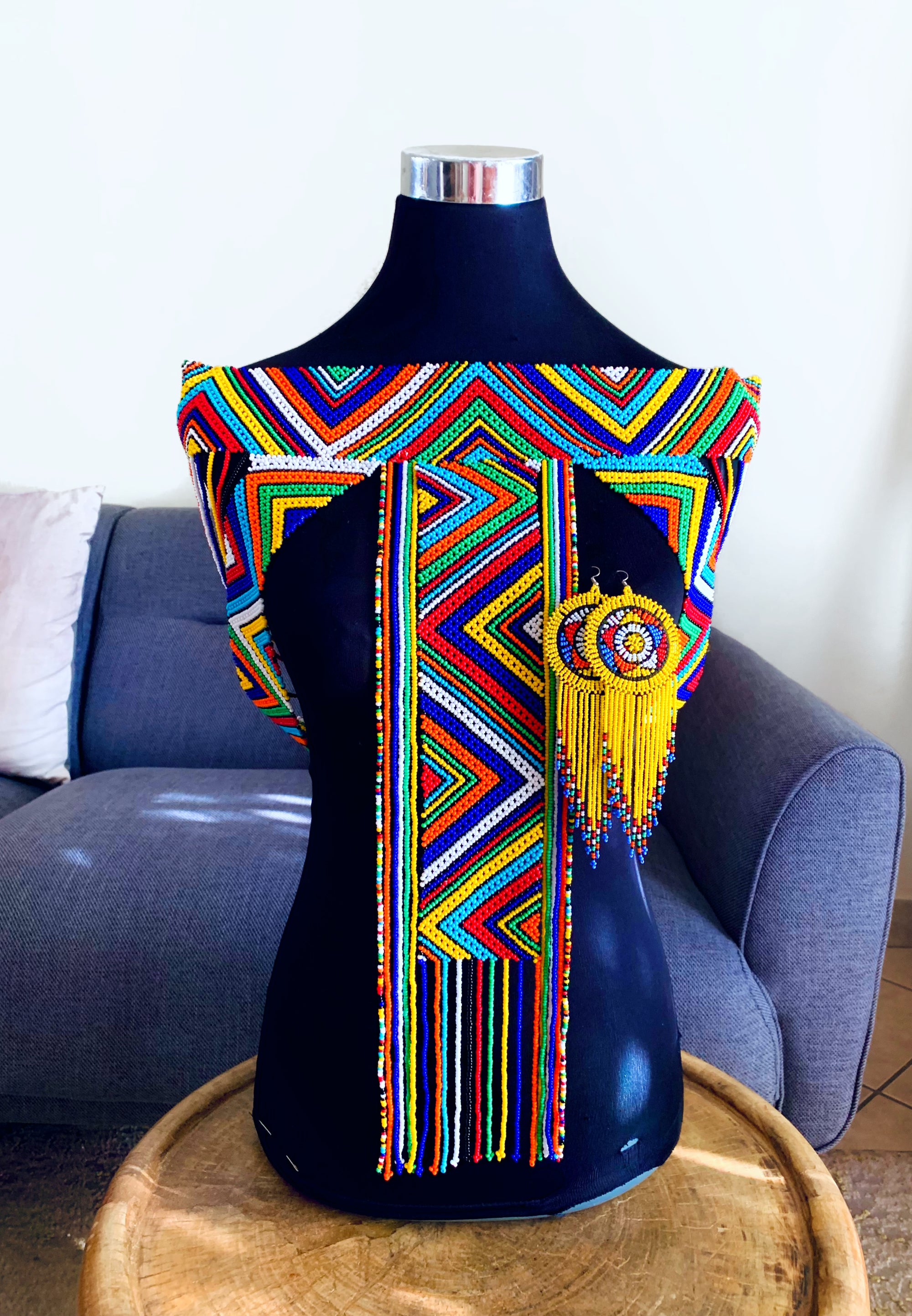 Zulu beaded Maternity skirt/cape beads